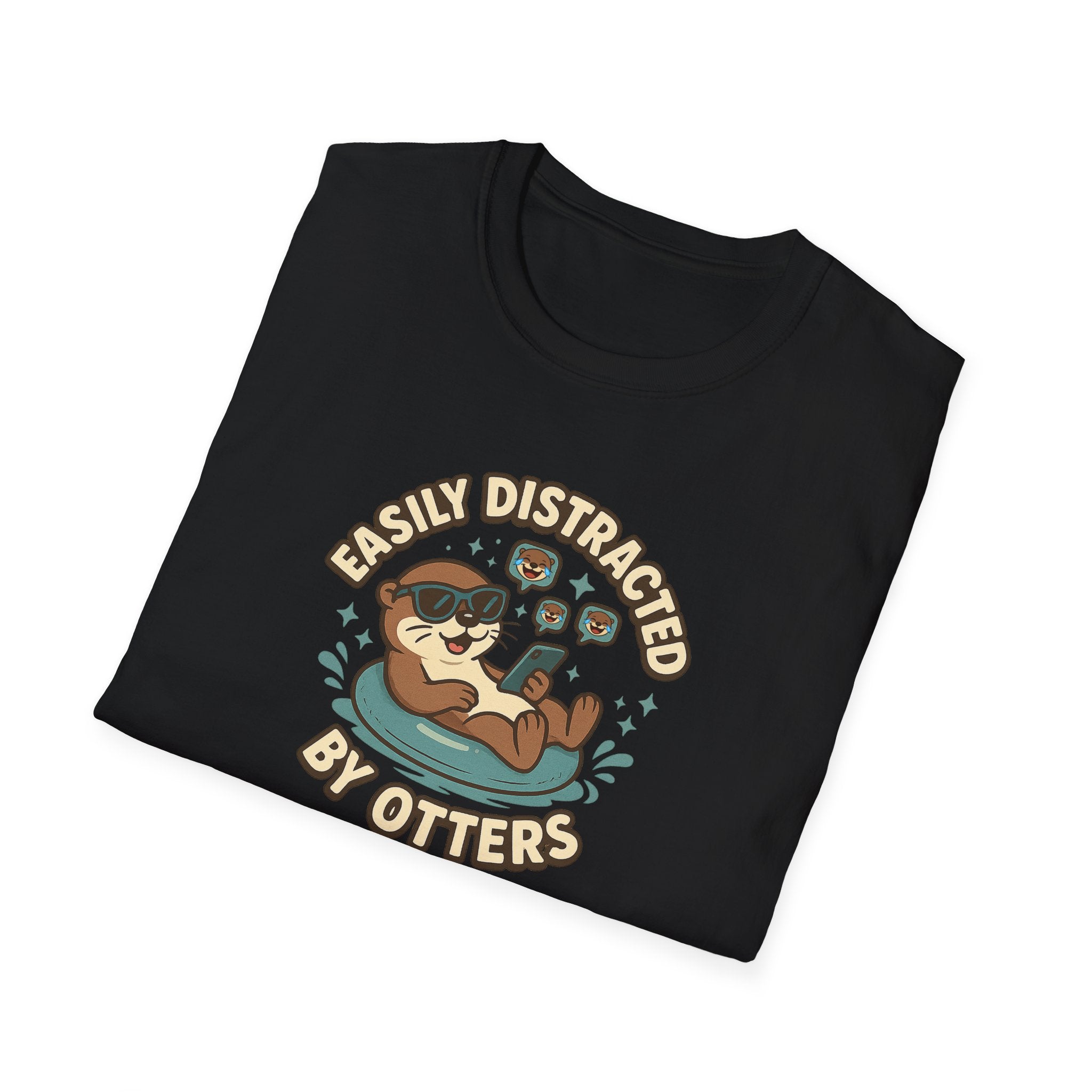 Easily Distracted by Otters T-Shirt