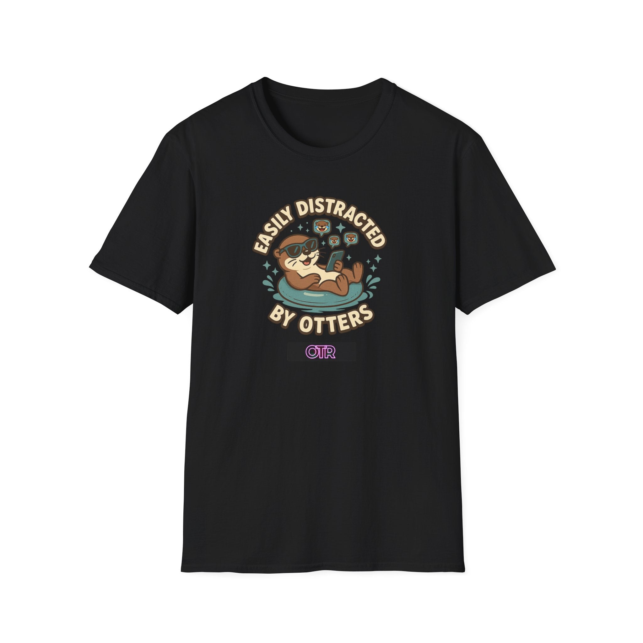 Easily Distracted by Otters T-Shirt