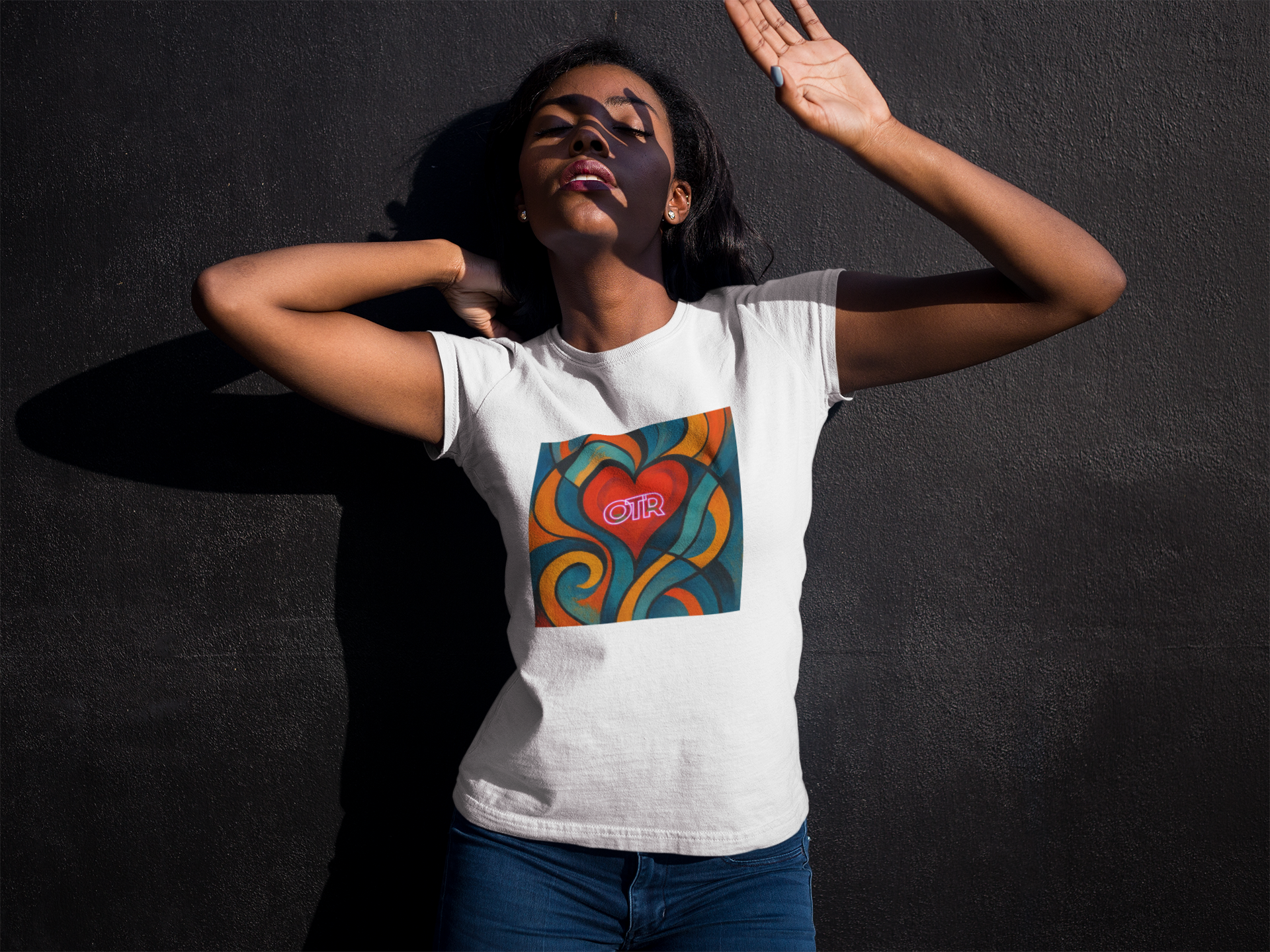 Colorful Heart OTR Unisex Tee