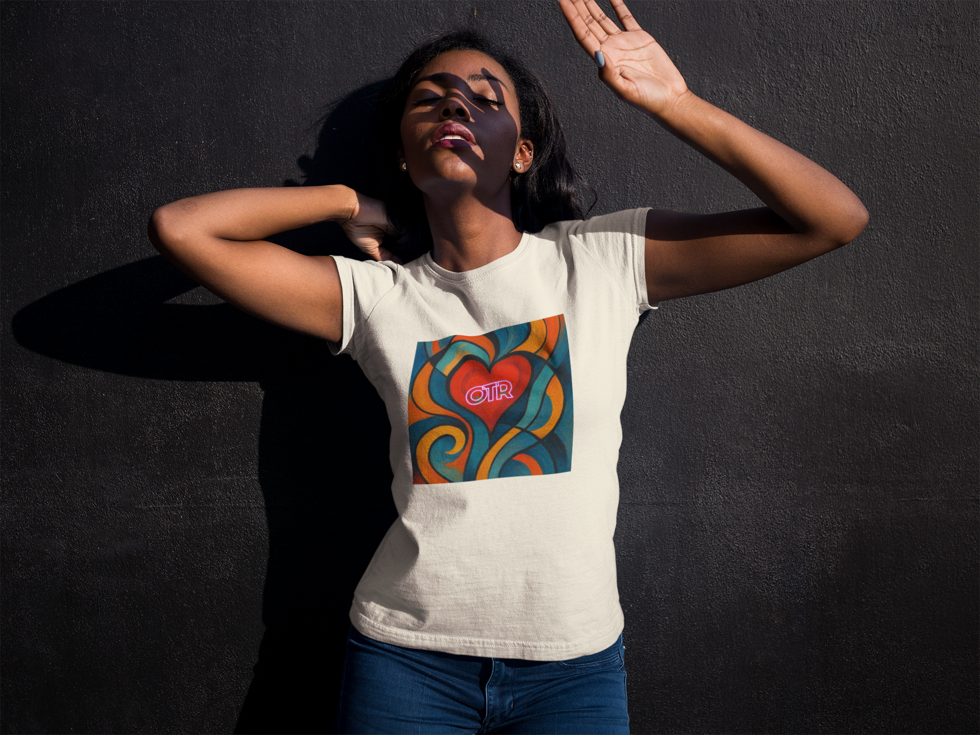 Colorful Heart OTR Unisex Tee