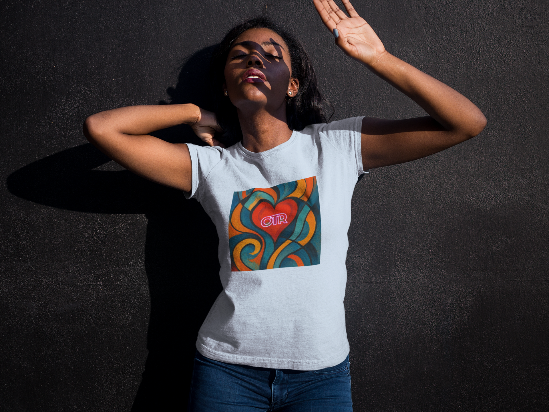 Colorful Heart OTR Unisex Tee